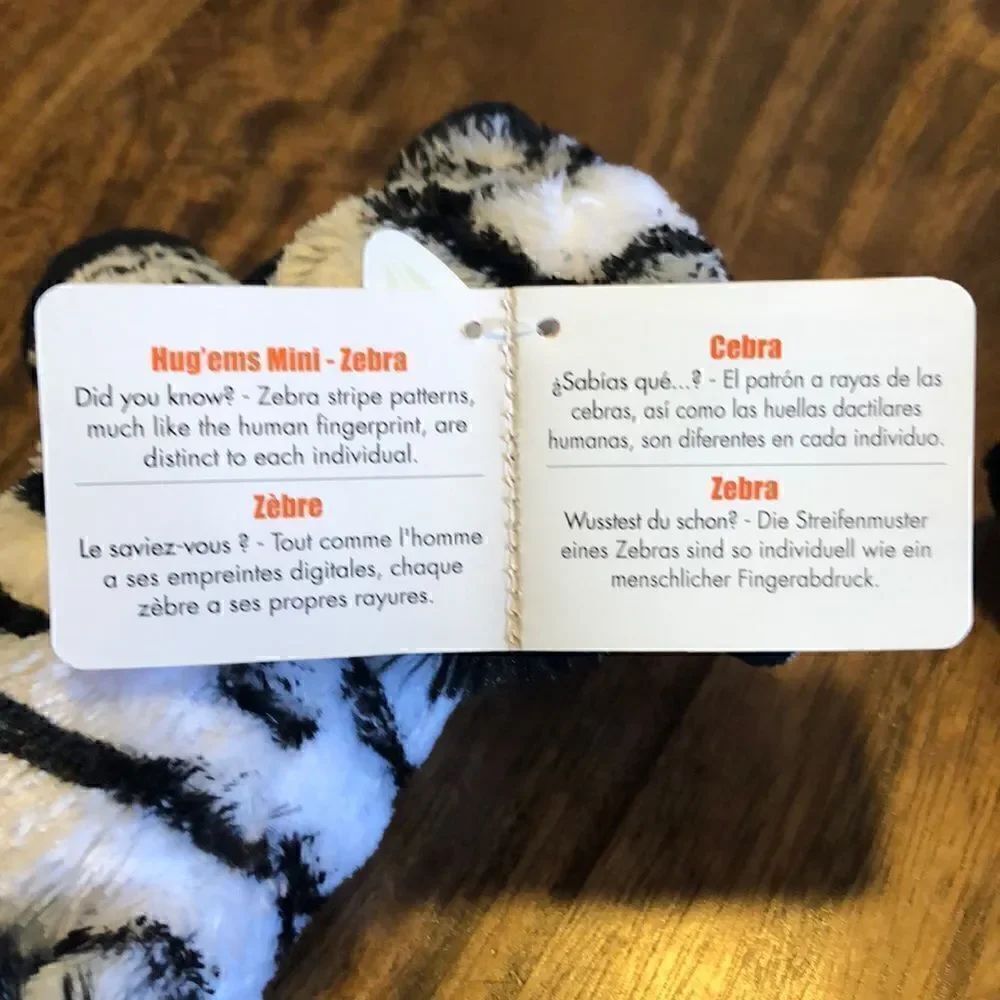 Wild Republic mini zebra-2 plushes - Picture 7 of 9